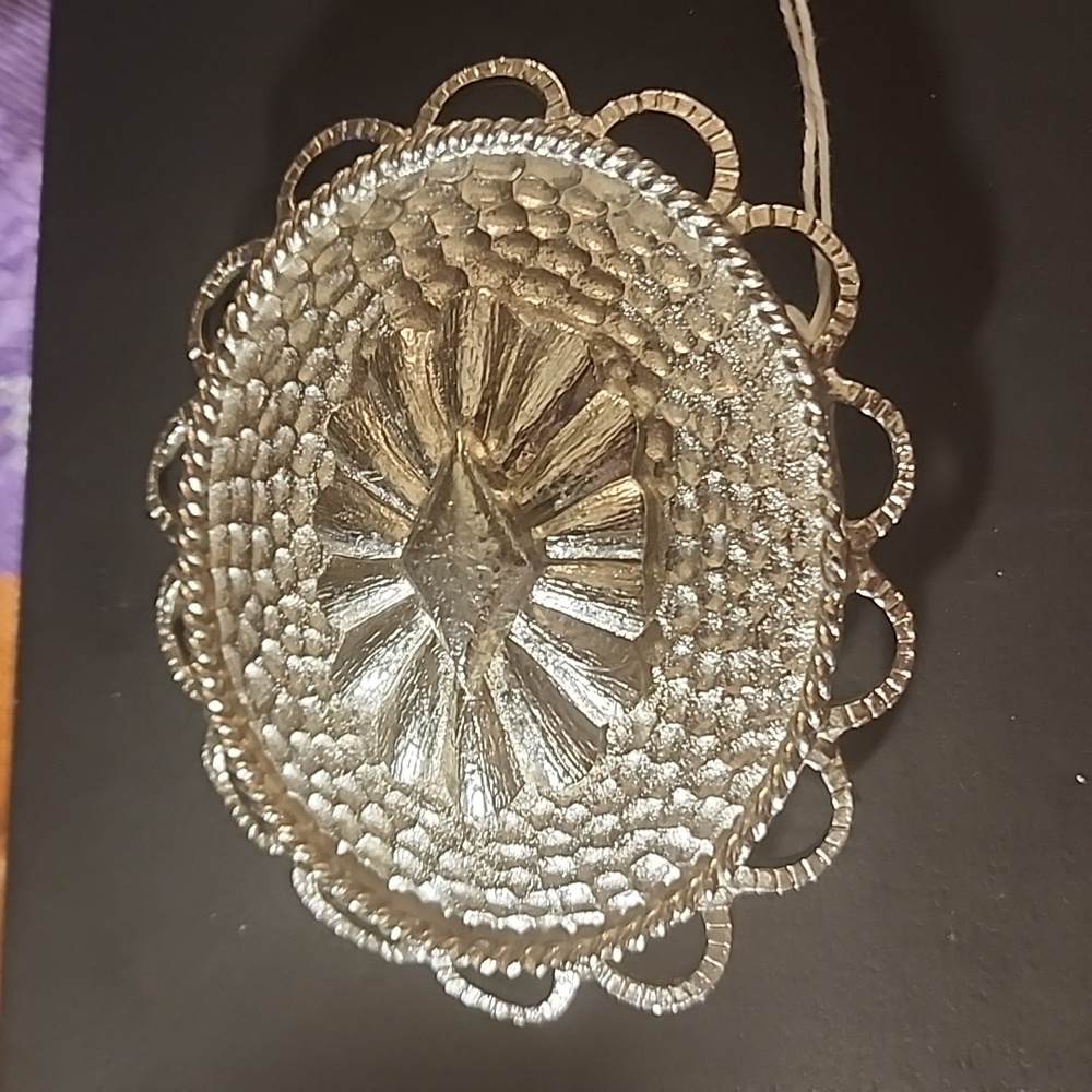 Vintage MiMi Di Silver Belt Buckle.  Nice quality